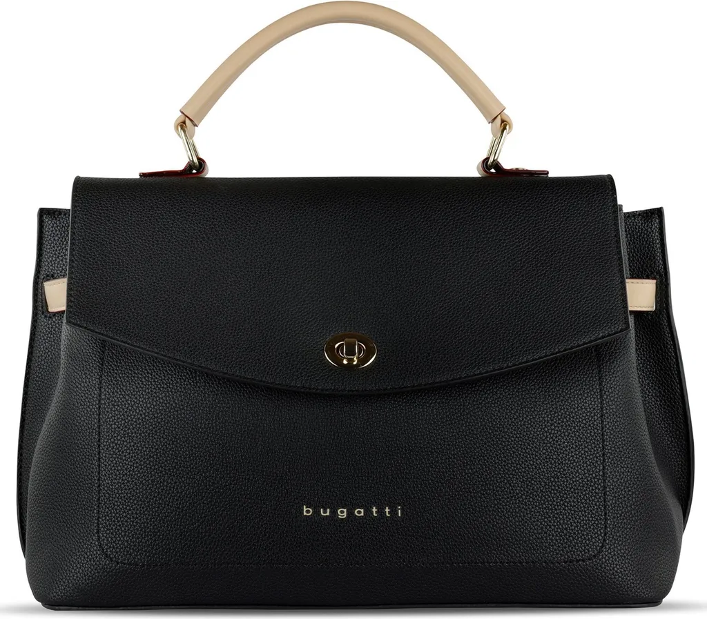 bugatti Ella City Bag sac à main noir - sac à épaule élégant chic noir