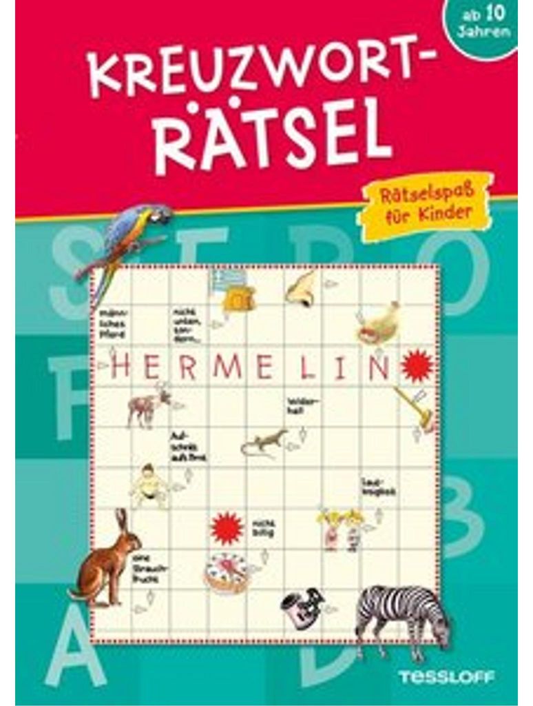 Kreuzworträtsel: Rätselspaß für Kinder (blau) Image du produit 