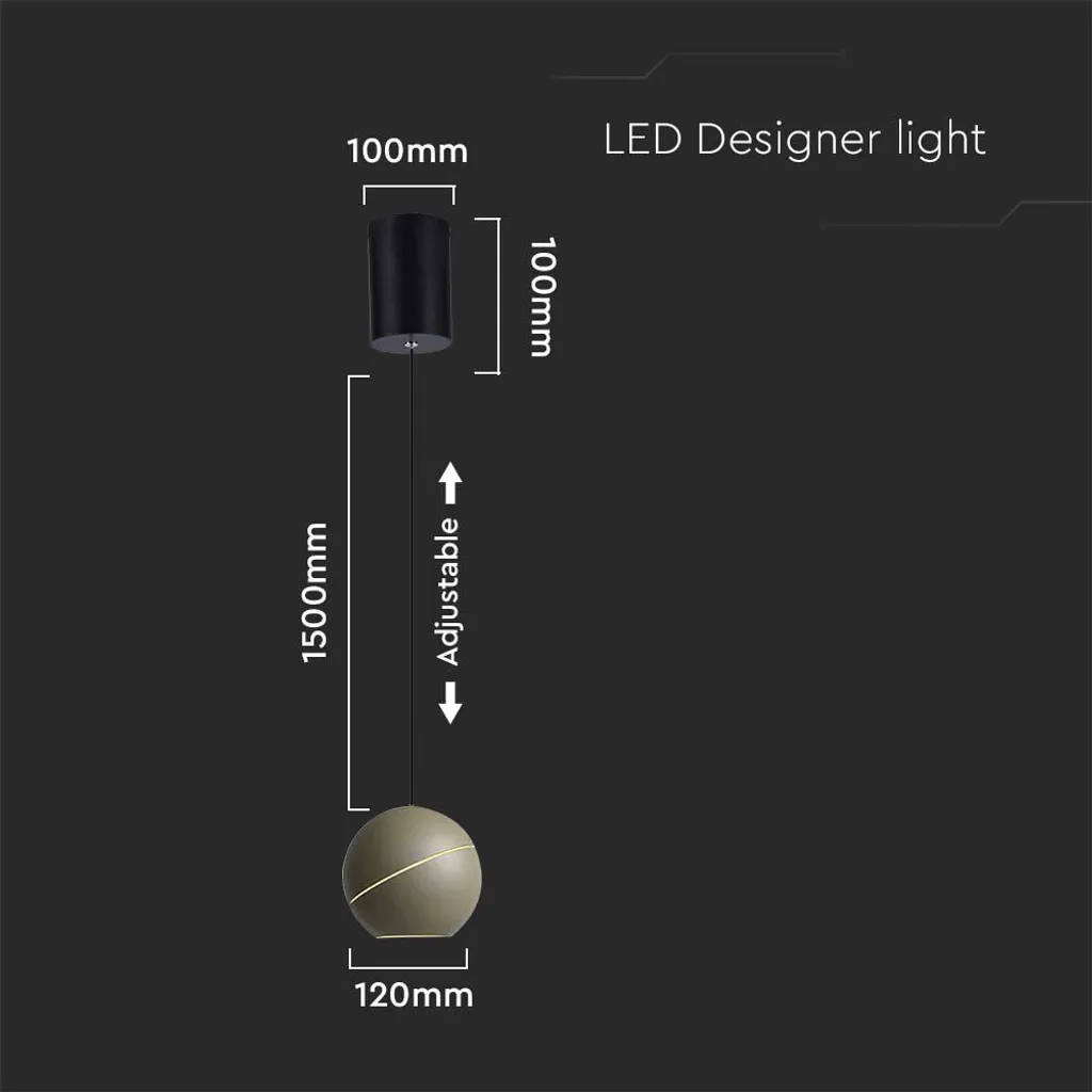 Offerta Lampada Sospensione LED V-TAC VT-7797-8003 3000K Marrone