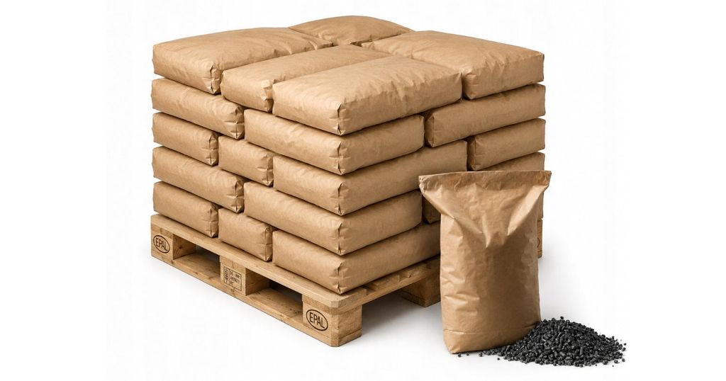 -Pellets aus Sonnenblumenschalen 500 kg (20 × 25 kg) – Produktbild 