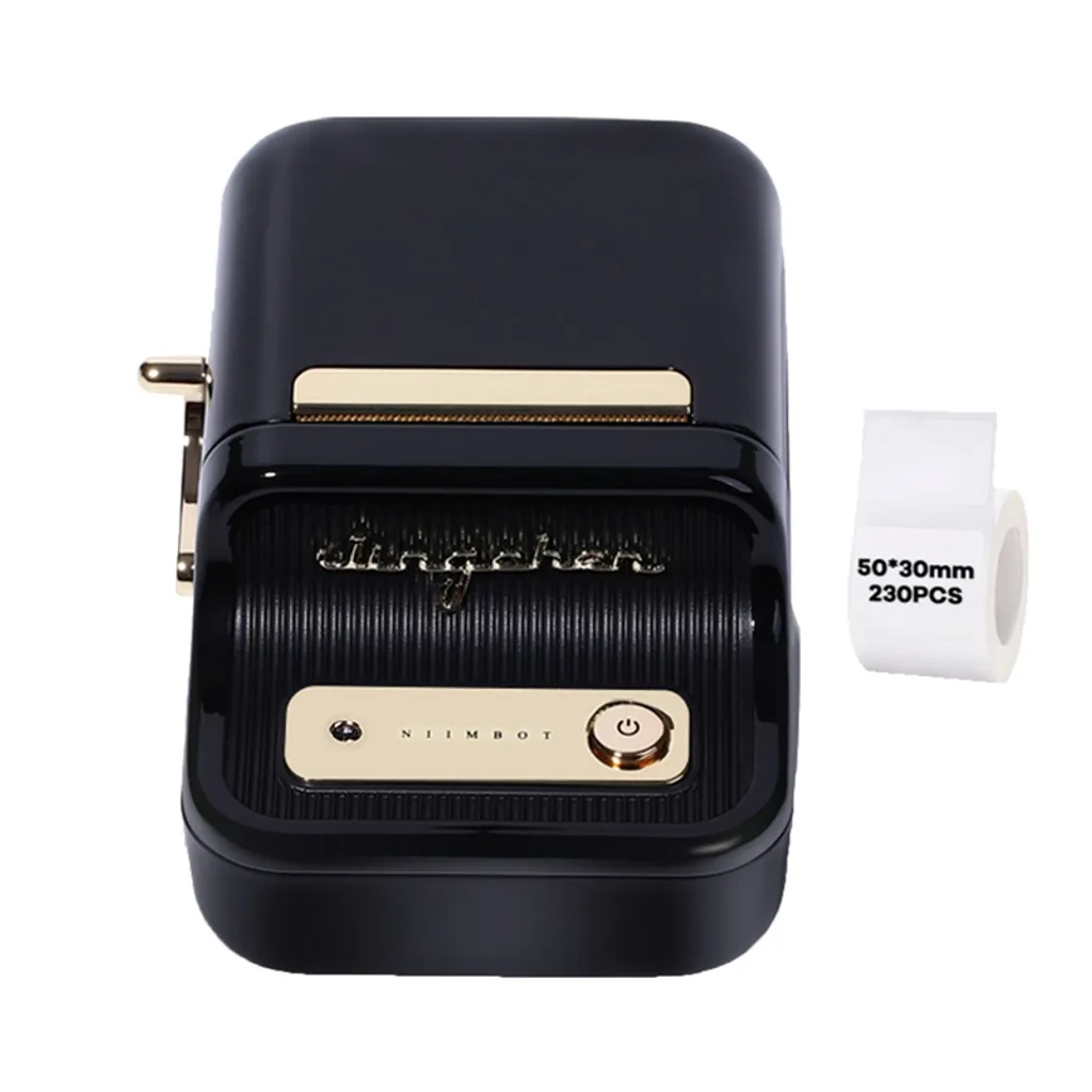 Niimbot B21 Stampante Termica Etichette Wireless Nera - Business Kit