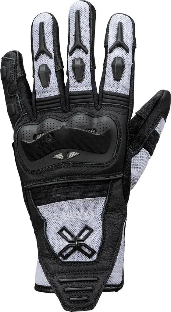 Gants de route iXS Rapid-Air 1.0 Noir Gris 2XL Idéal Fortes Chaleurs