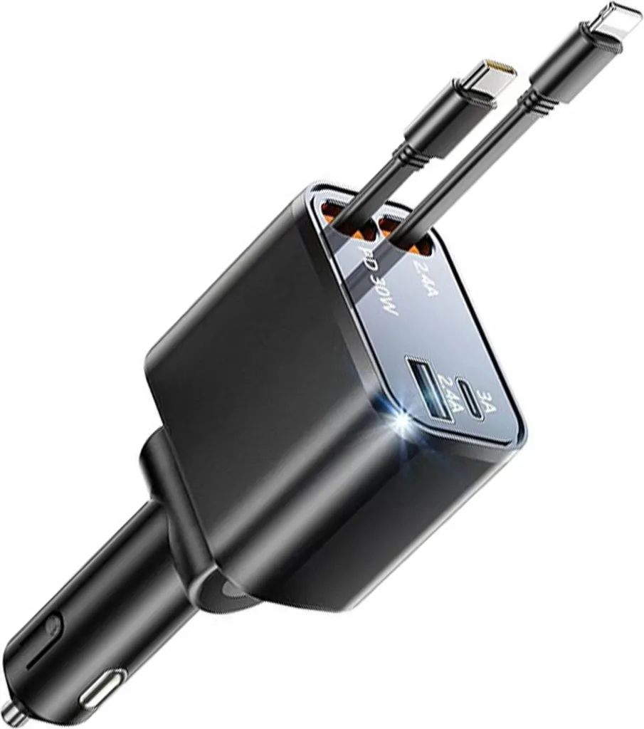 Caricabatterie Auto Multi-Dispositivo: Viaggia Senza Stress con PD 30W