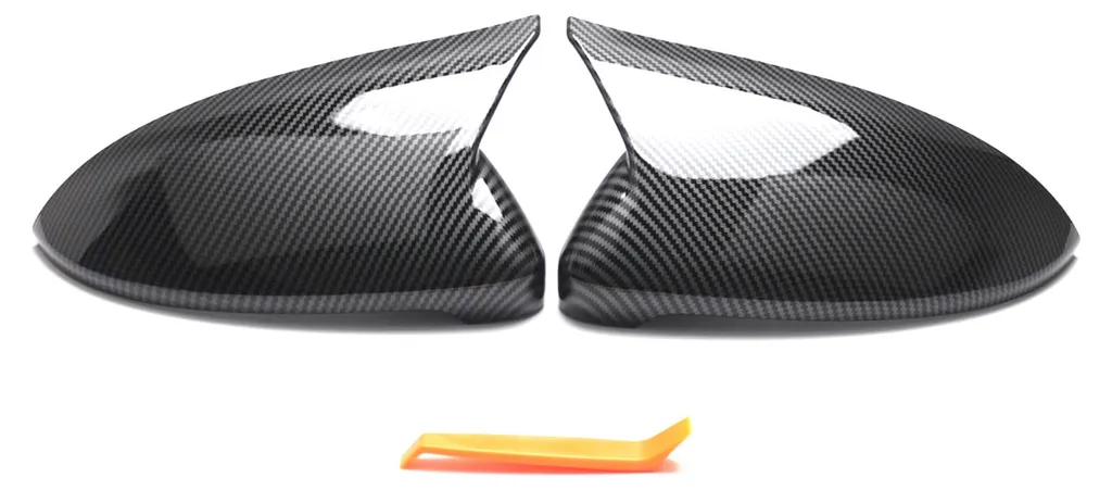 Lot de 2 Coques de Rétroviseurs de Rechange pour VW Golf 7 MK7 Noir