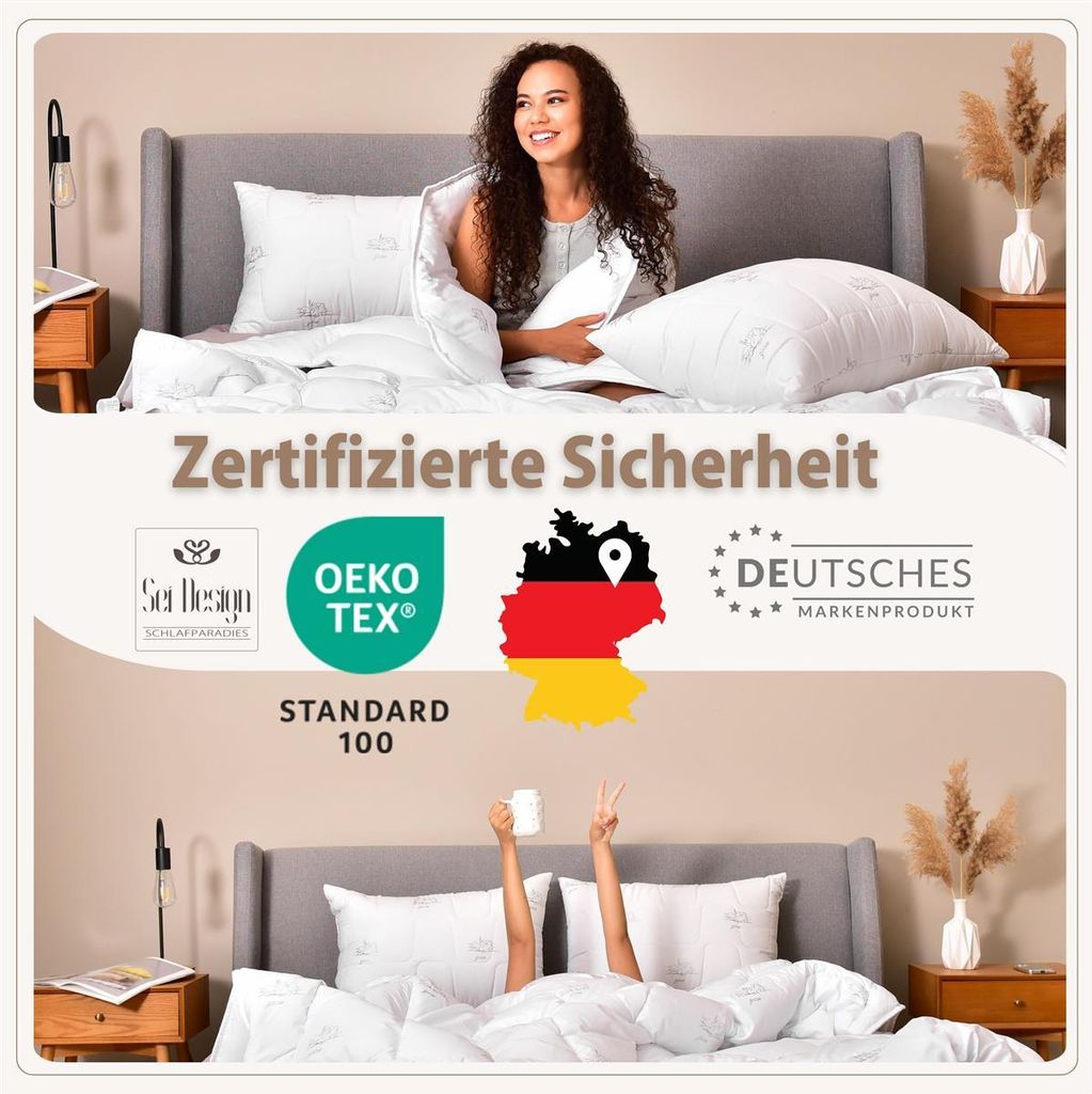 Sommer Bettdecke 200x220 cm SWAN DE LUXE