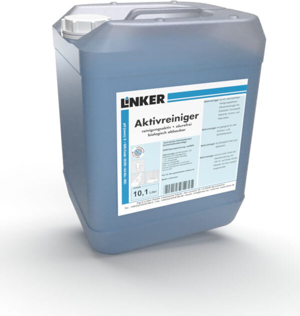 Linker Chemie Aktivreiniger Gebäude- Küchen- und Sanitärreiniger 10,1 Liter