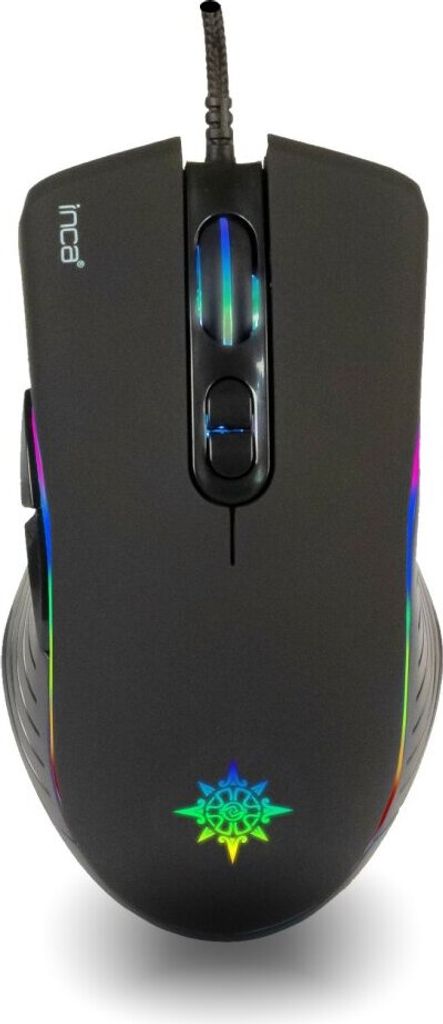 INCA Gaming Maus IMG-GT15   4800 DPI, RGB, 7 Tasten, USB, Produktbild 