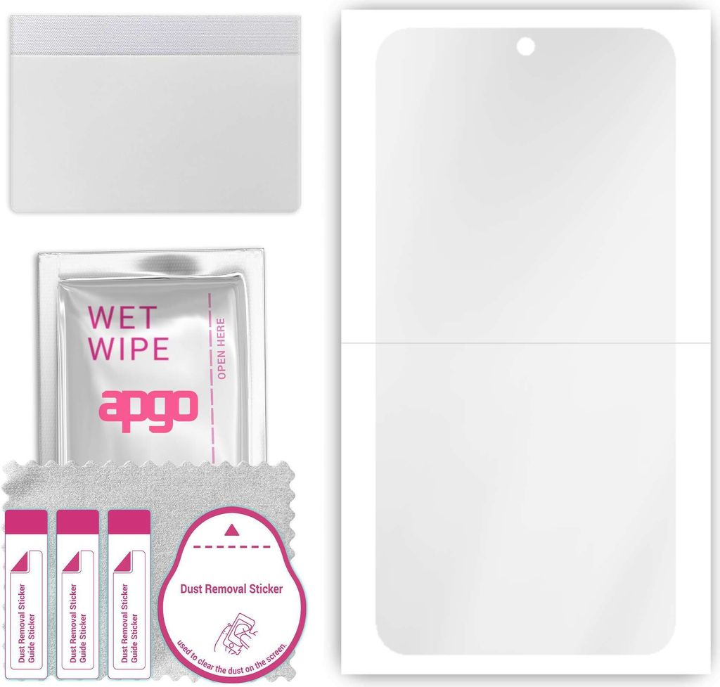 apgo Hydrogel Schutzfolie, Klar, kompatibel mit Nokia G42, flexibele Displayschutzfolie, Folie mit Positionierhilfe, kratzfest, einfache Montage