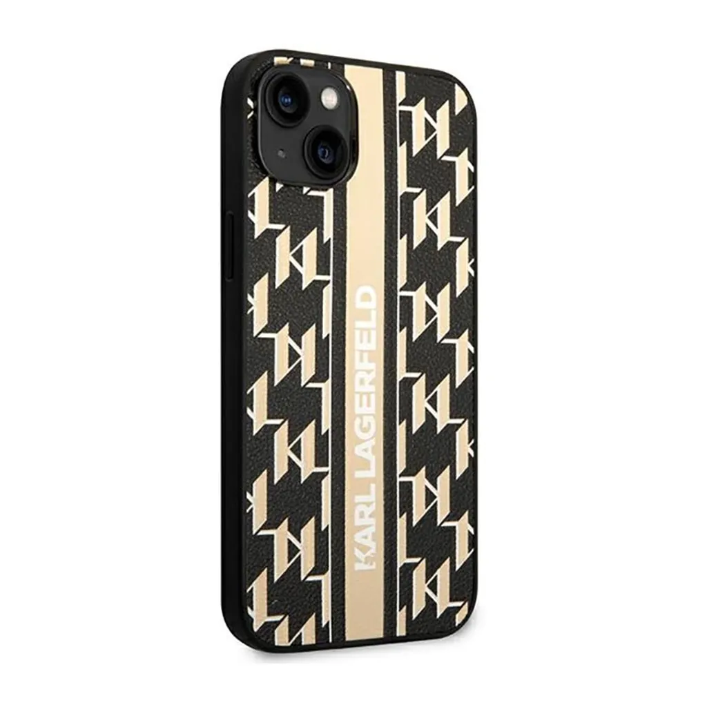 Custodia Rigida iPhone 14 Plus Karl Lagerfeld Marrone Monogram - 4