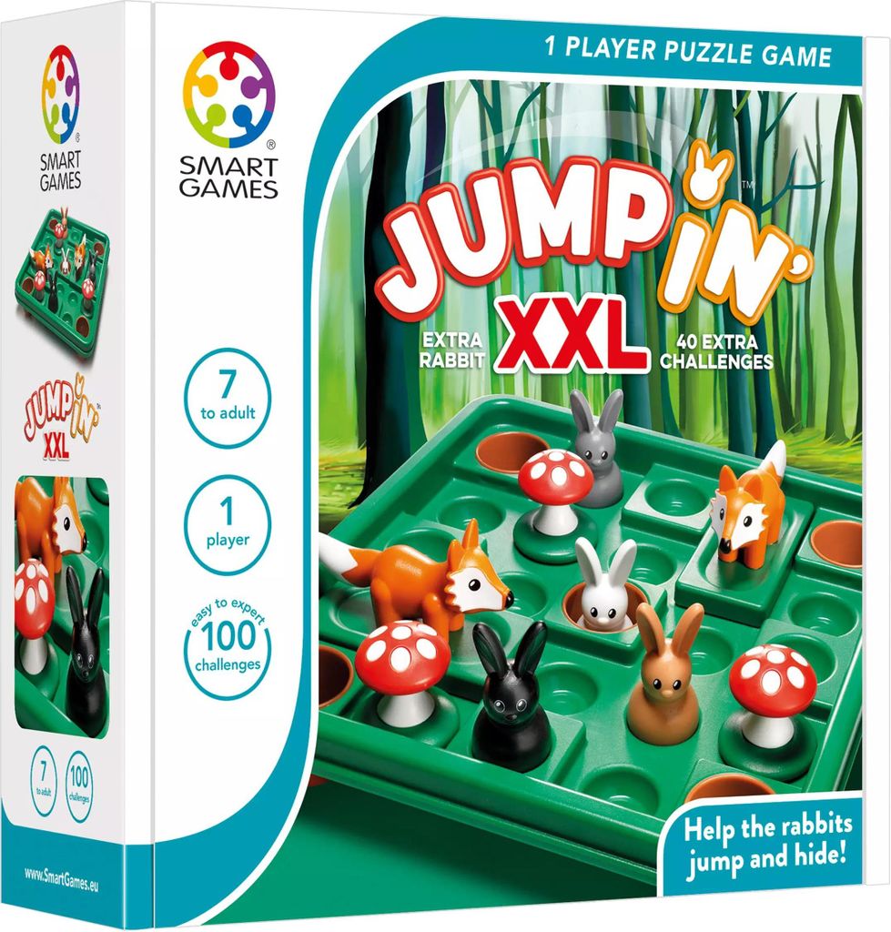 Smart Games Logikspiel So hüpft der Hase XXL, Denkspiel, Immagine del prodotto 