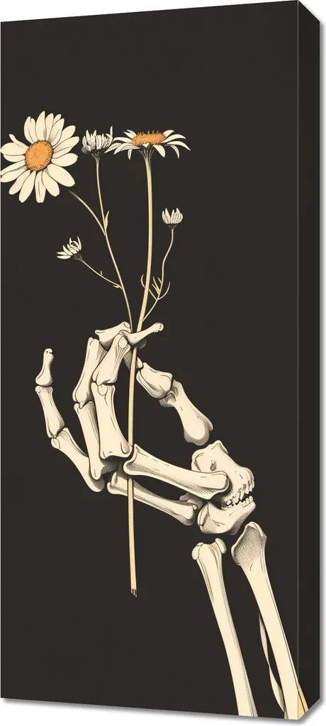 Quadro Simbolico Vita e caducità 40x90 cm - Arte per l'Anima