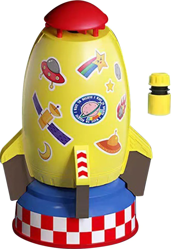 Jouet d'arrosage pour jardin et cour - Activité extérieure enfant jaune