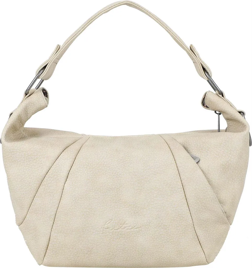 Sac à Main Hobo pour Femme en Similicuir Grainé Beige Light Fritzi Bag