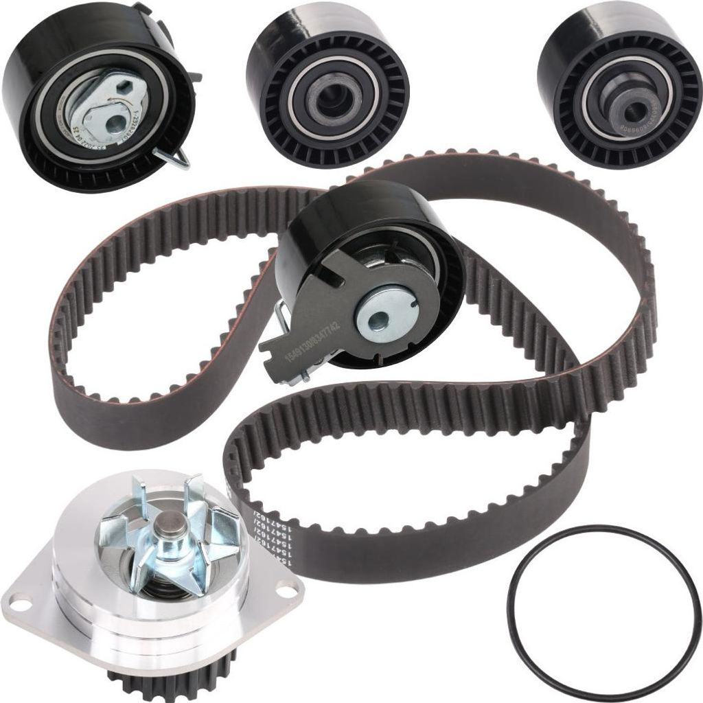 RIDEX 3096W0515 Zahnriemensatz + Wasserpumpe passend für PEUGEOT 206 Schrägheck (2A/C) 207 (WA, WC) 206 CC (2D) 308 SW II 208 II Schrägheck 308 ...