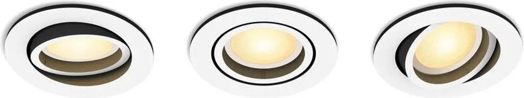 Philips Hue Ky01-1EM Milliskin Spot Encastré Connecté Blanc Pack de 3