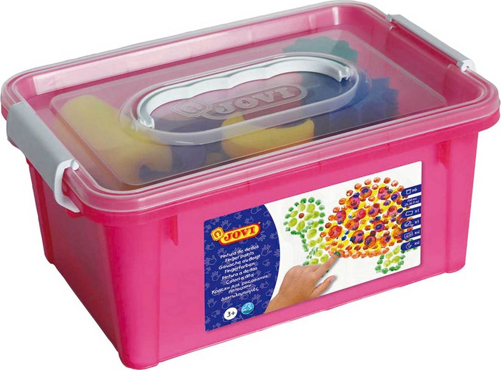 Jovi 566 Fingerfarben-Set 6 x 125 ml