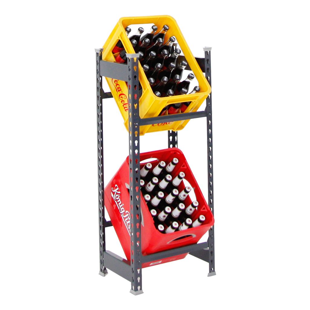 PROREGAL Getränkekistenregal CAMEL | HxBxT 100x40x30cm | Anthrazit