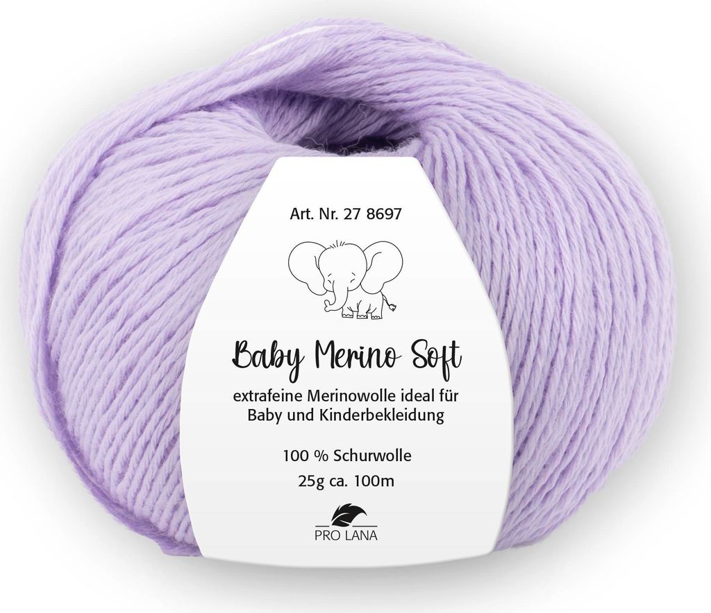 Pro Lana Baby Merino Soft 25g extrafeine Wolle Babywolle Produktbild 