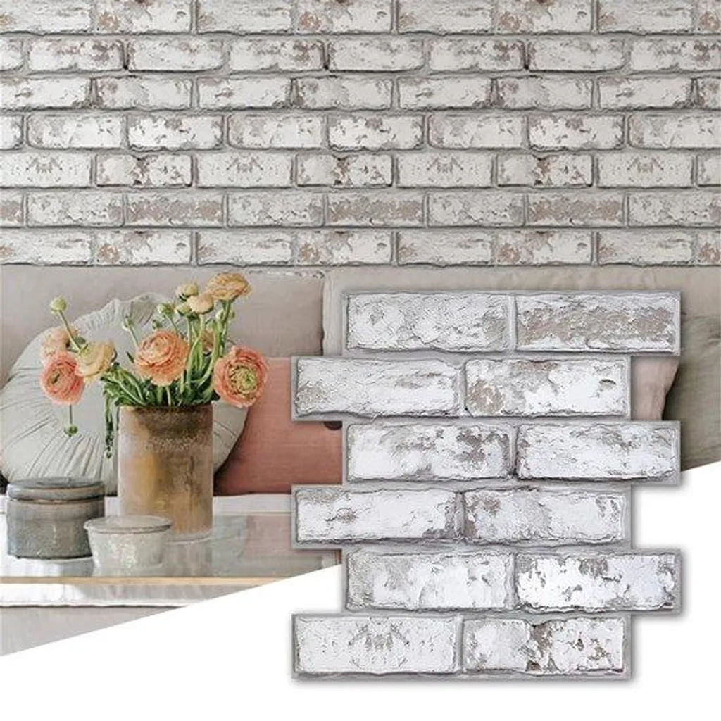 Rénovez vos murs sans travaux : Panneaux muraux 3D adhésifs aspect pierre