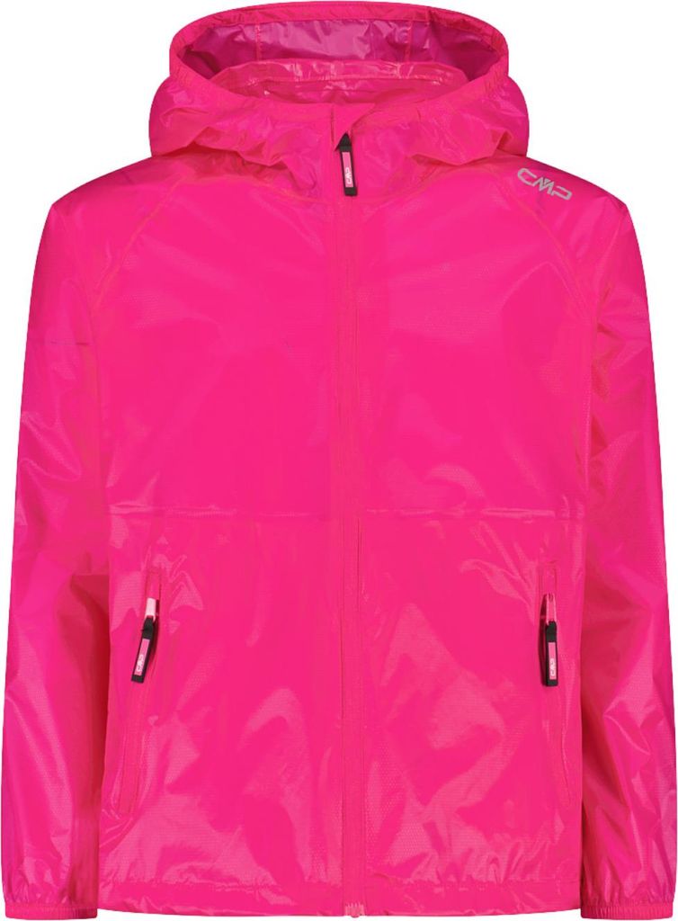 CMP Mädchen Regenjacke Pack Pocket mit Kapuze pink 164