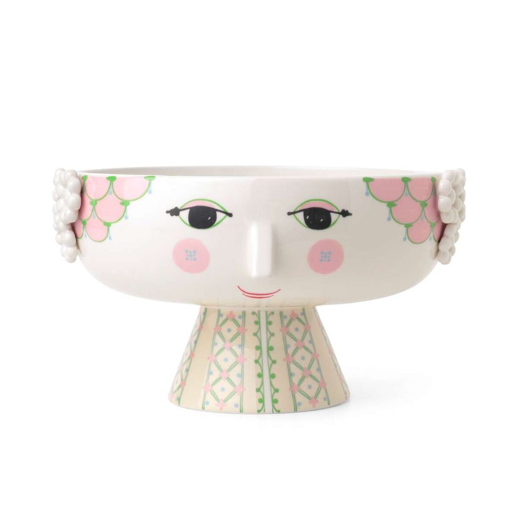 Bjørn Wiinblad Eva Schale auf Fuß Ø24 cm soft pink Produktbild 
