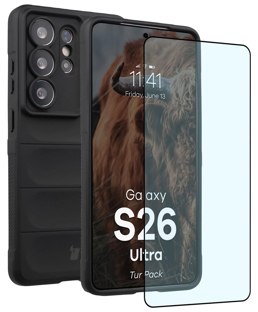 Robuste Handyhülle + gehärtetem Glas für Galaxy S26 Ultra, Produktbild 