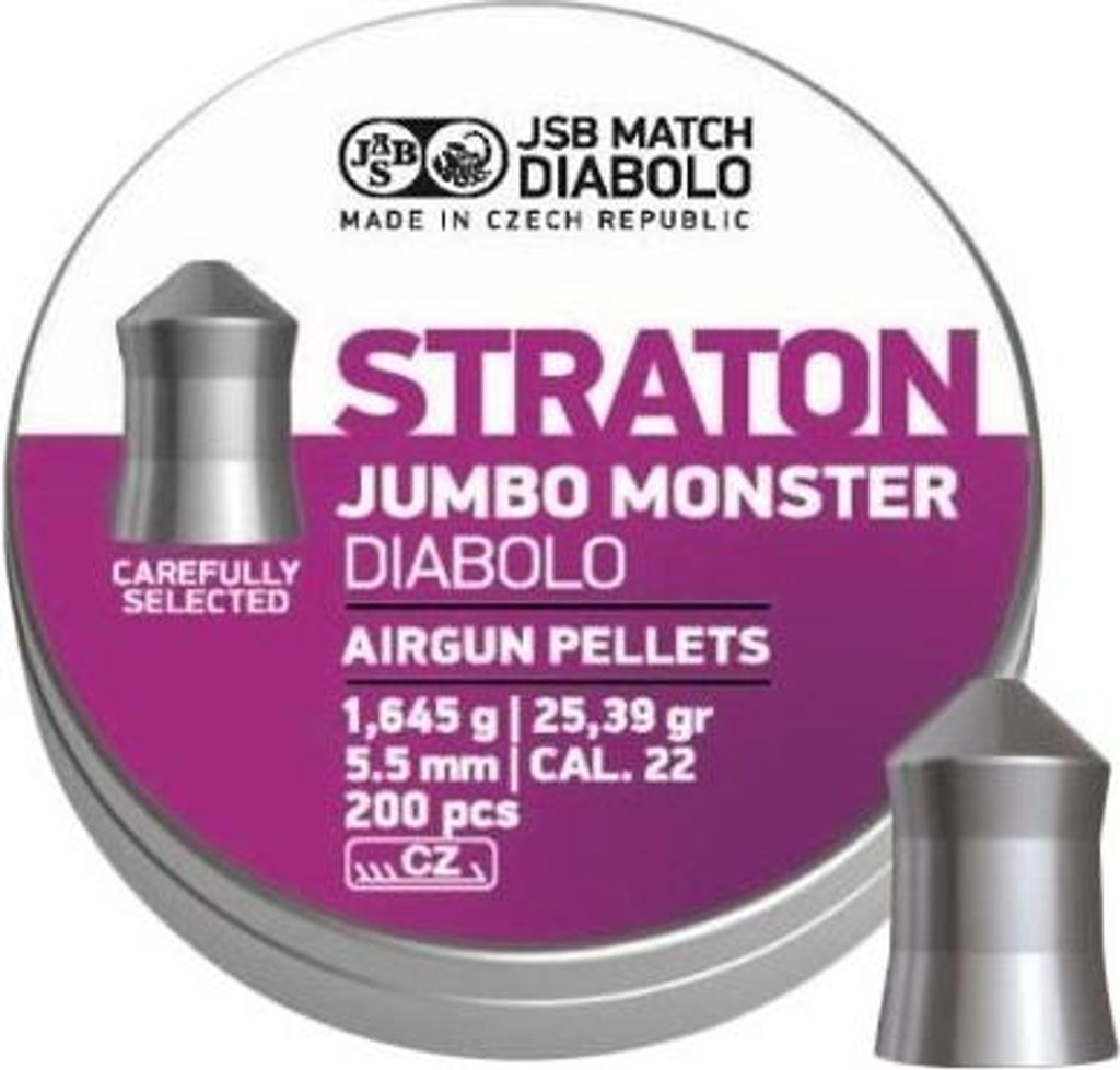 JSB Jumbo Monster Straton Diabolokugeln 5,51 mm 200 Stk.