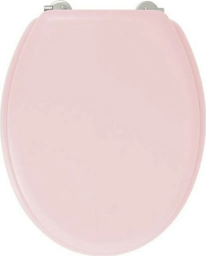 Abattant de toilette rose Gelco Dolce fini les lunettes instables