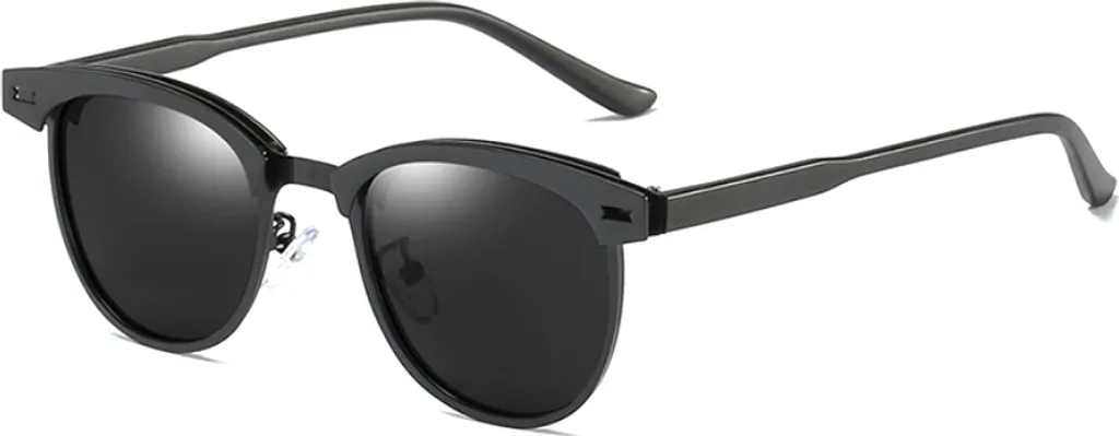 Lunettes de soleil polarisées pour homme VeyRey Bisegni semi-montantes