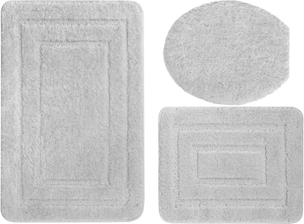 Badteppiche Alor Grau 3 St. 3 Stück: Teppich 50x80+ Produktbild 