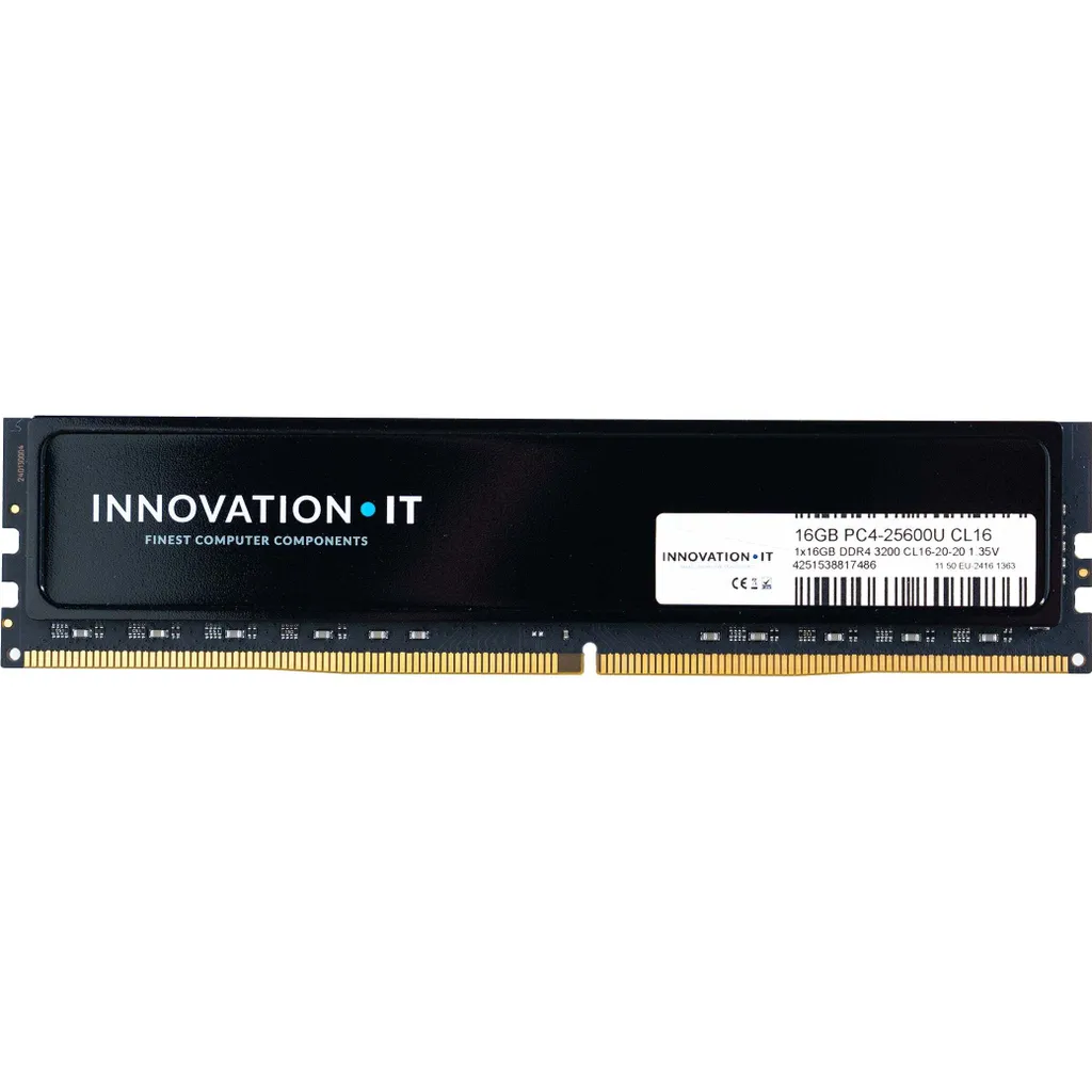 Barrette de mémoire RAM DDR4 16 Go Innovation IT 3200 MHz CL16 PC