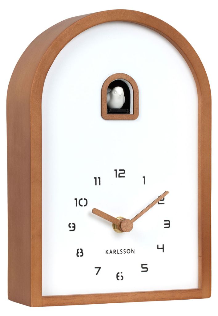 WANDUHR Curva Cuckoo - Braun - 6,4/16,8/24,8 cm