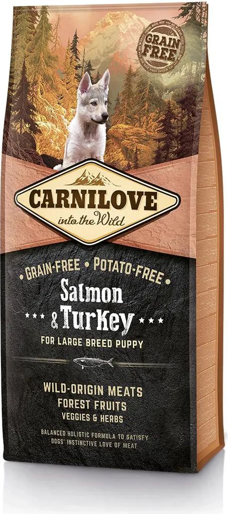 Carnilove Dog Puppy Large Breed Lachs & Pute 12kg