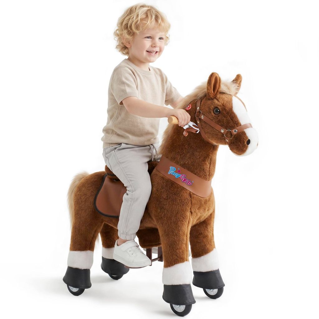 PonyCycle Reitpferd auf Rollen für Kleinkinder 3-4 Jahre Produktbild 