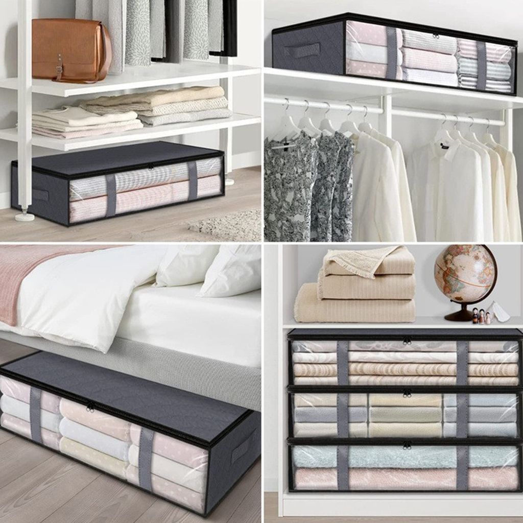 2 Stück Unterbettkommode, Unterbett Aufbewahrungsbox Produktbild 3