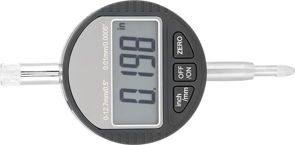 Comparateur Numérique Précision 0,01mm avec Structure Métallique 12,7mm