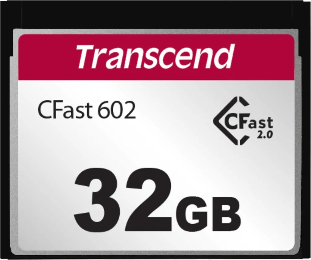 Transcend CFast 2.0 CFX602 32GB - Scheda di Memoria Professionale 4K