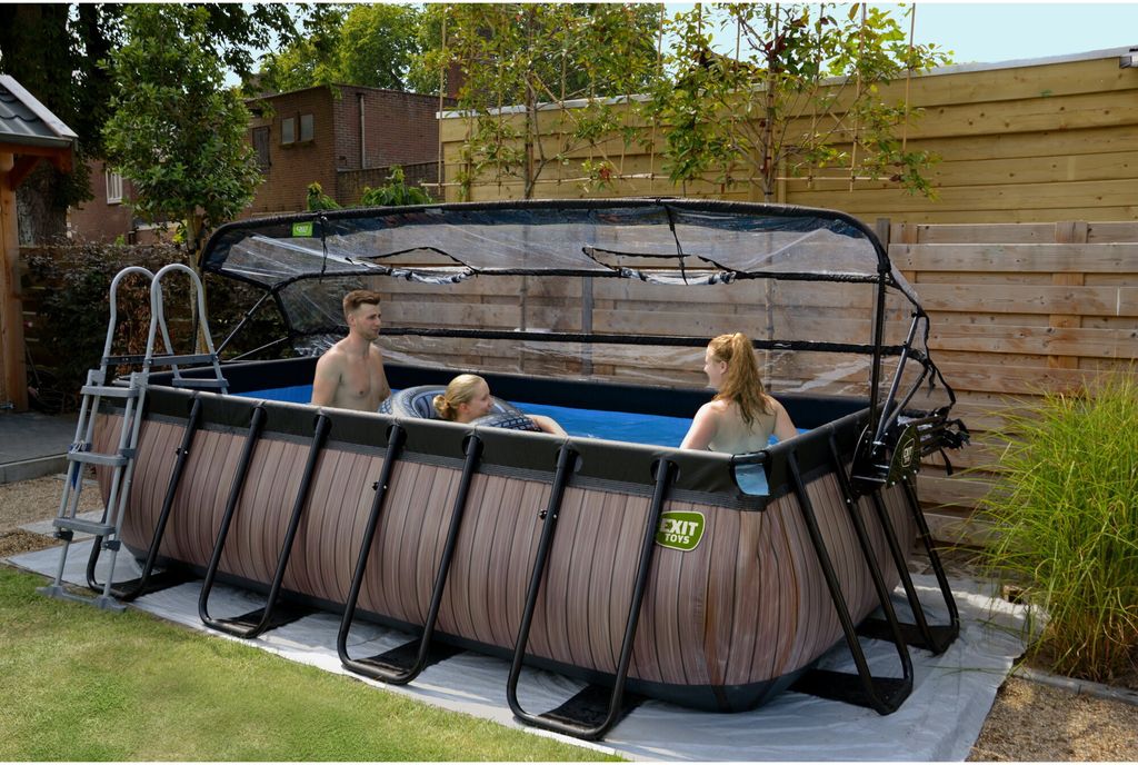 EXIT Poolabdeckung 400x200cm Produktbild 4