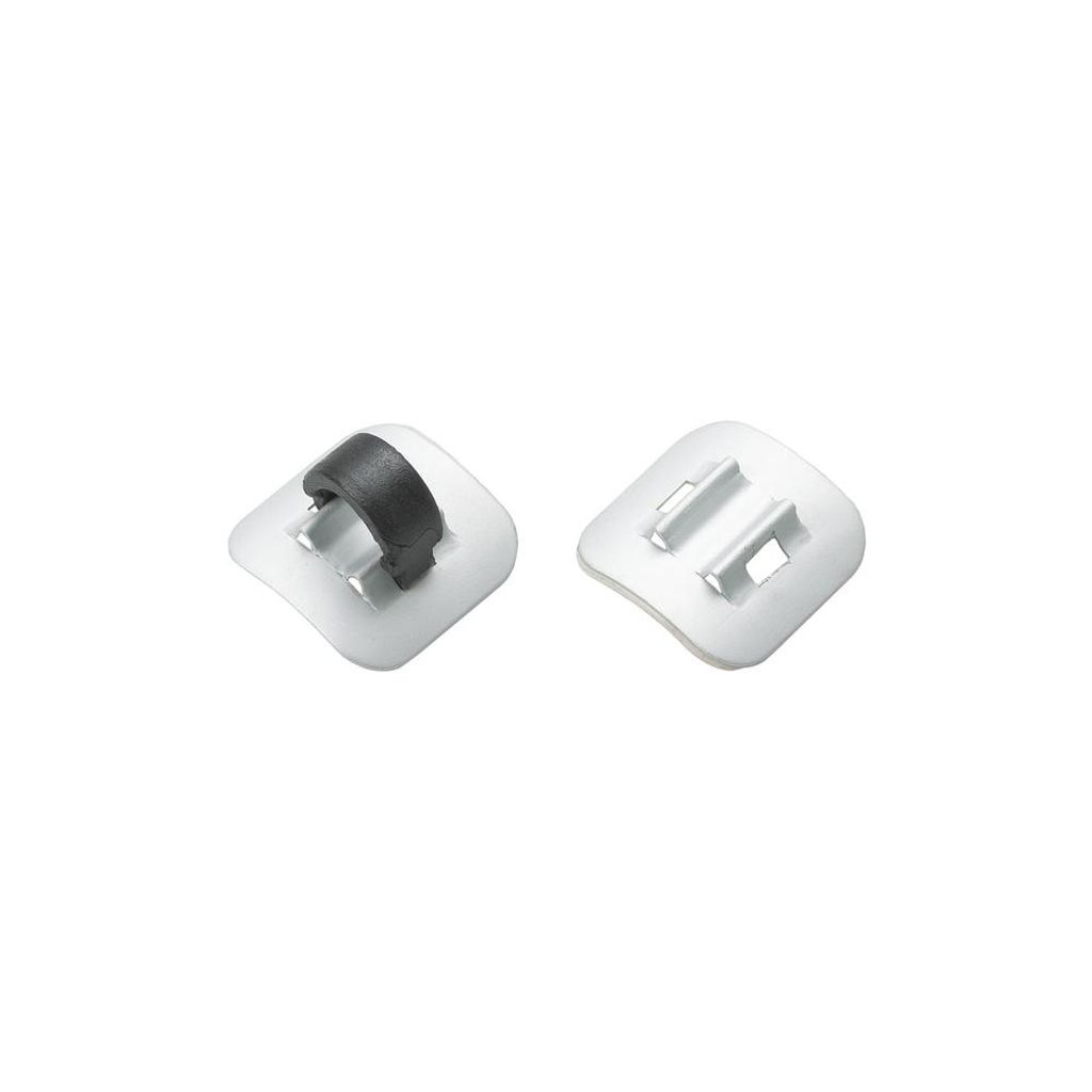 Jagwire Zugführungen aufklebbar 4,0-5,5 mm Silber - saubere Leitungsführung a...