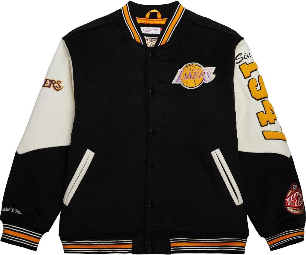 M&N Vintage Varsity Wool Jacke - NBA Los Angeles Lakers - M