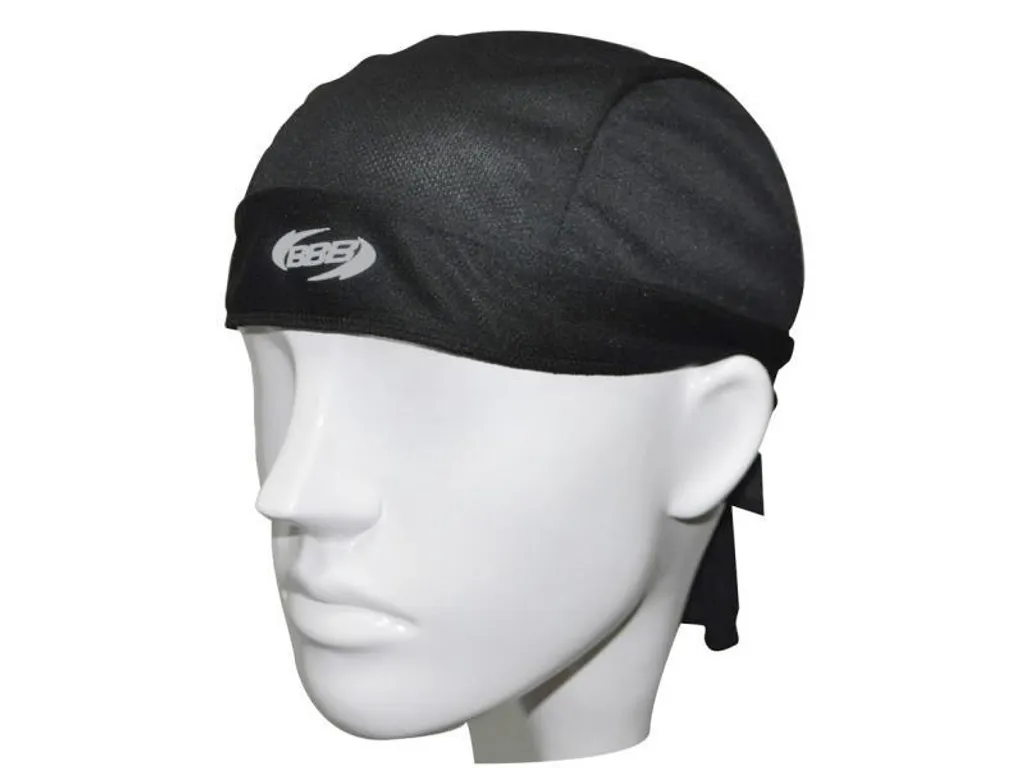 Bandana de cyclisme BBB BBW-99 ComfortHat noir respirant