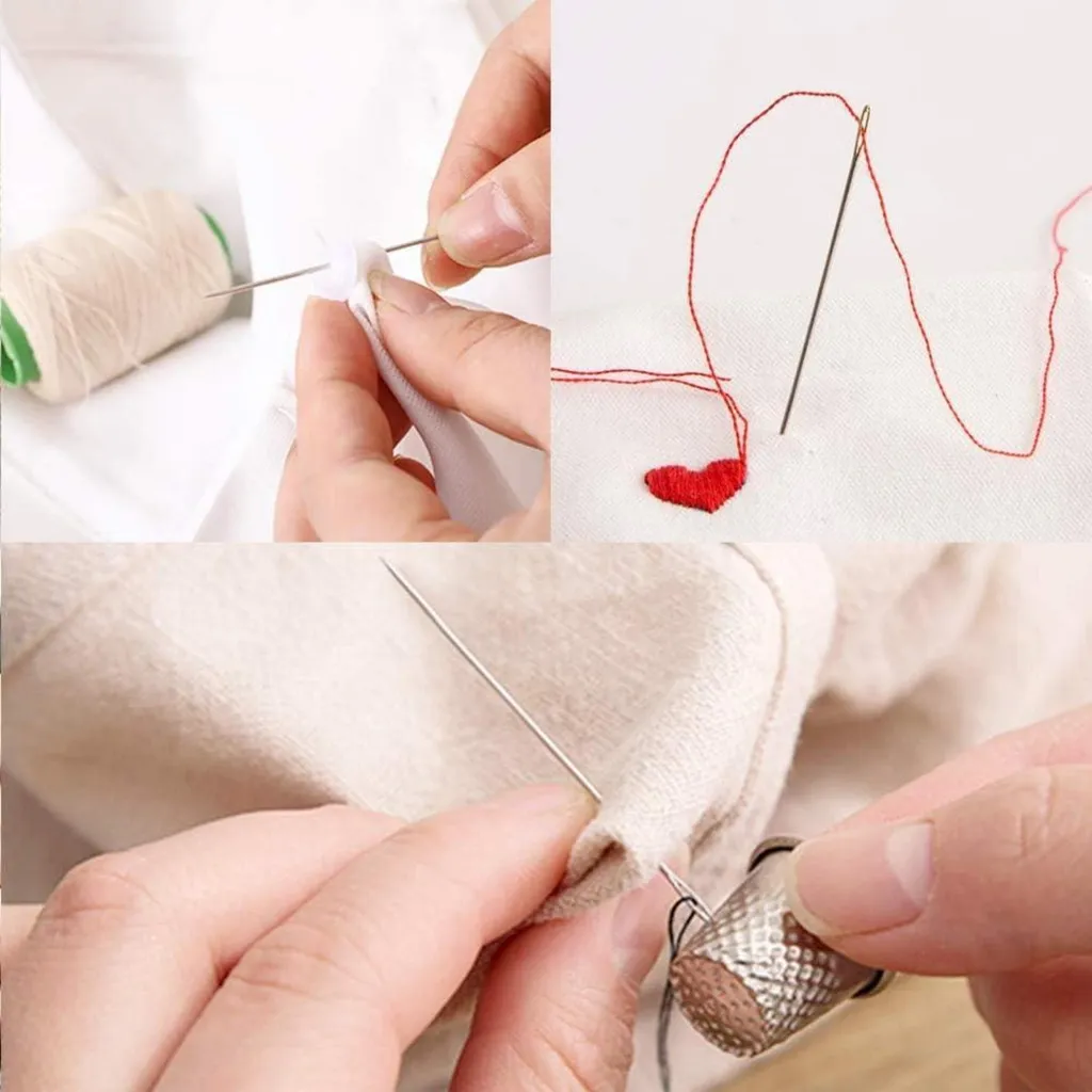 Set d'Aiguilles à Cuir 39 Pièces Gros Yeux pour Couture Main avec Étui - 6