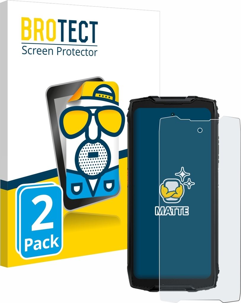 2x BROTECT Schutzfolie für Blackview BV9300 Pro Displayschutz Displayschutzfolie Folie Matt Entspiegelungsfolie