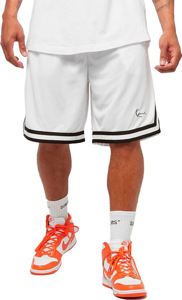 Karl Kani Signature Mesh Sportshorts Weiß S Mann Weiß S