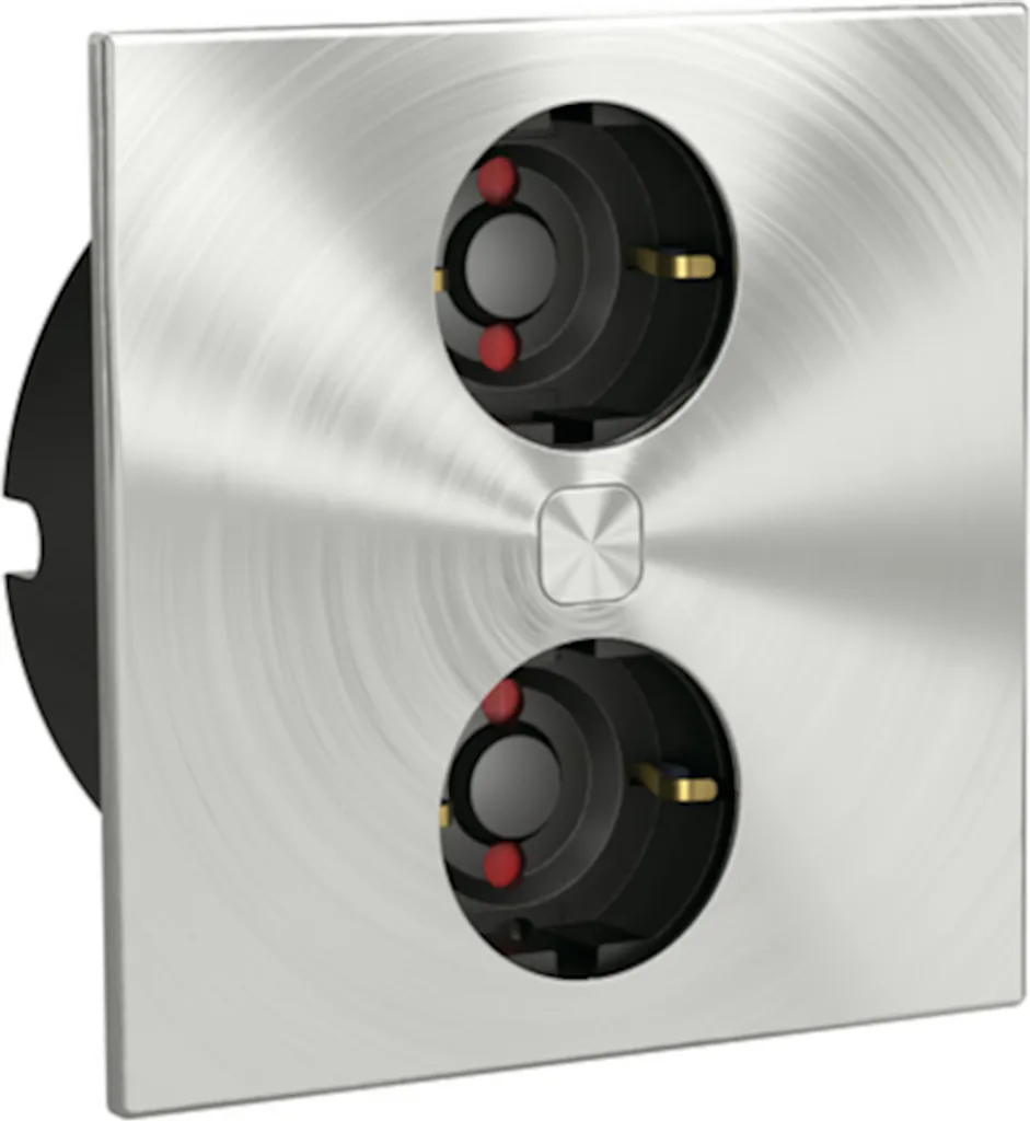 Prise Double pour Plan de Travail Naber Duplex E - Solution Inox Intégrée