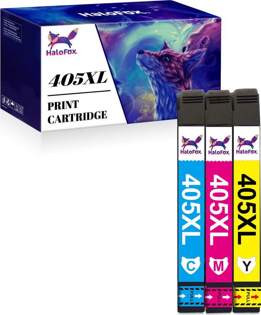 3er Dreifarbig für Epson 405XL Druckerpatronen Multipack WF-3820DWF WF-3825DWF WF-4820DWF WF-4825DWF WF-4830DTWF WF-7830DTWF WF-7835DTWF WF-7840DTWF