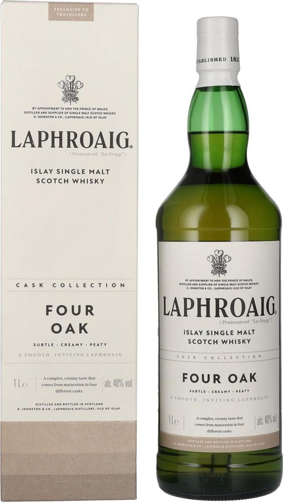 Laphroaig FOUR OAK 40% Vol. 1l in Geschenkbox Produktbild 