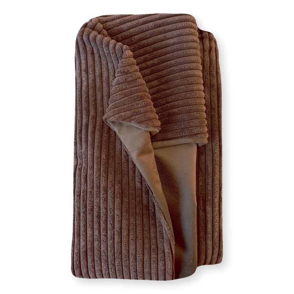 4L Textil MOLLY Kuscheliges Stripes Hundebett Bezug abnehmbar und waschbar Hundekorb mittelgroße Hunde Cord Hundekissen flauschig Hundekörbchen C...