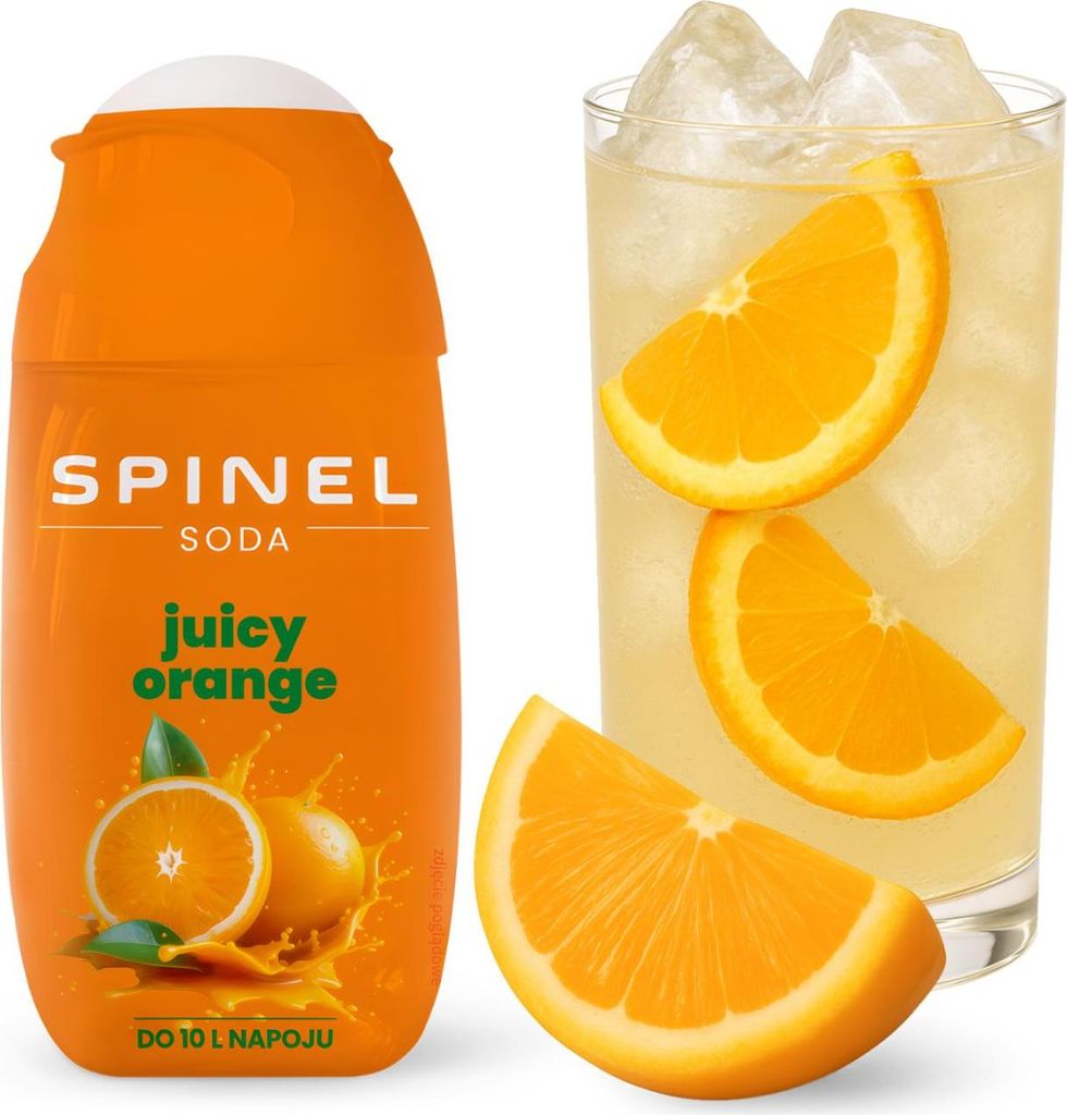 Spinel Soda Orangen Sirup 65ml, 1 Stück für SodaStream Wassersprudler