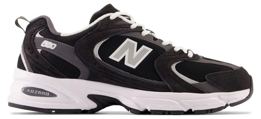 New Balance 530 sneakers, zwart, maat 43 EU Productafbeelding 
